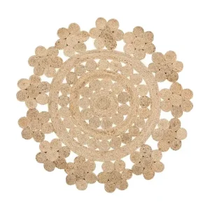 Szypowski Matta Slätvävd Rund 120 cm Beige - Textil & mattor Begränsat antal