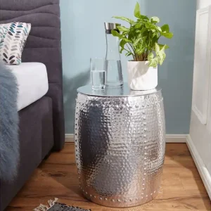 Billigare Wohnling Delage Sidobord 42 cm Silver - Möbler