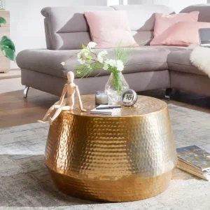 Wohnling Marypark Soffbord 60 cm Guld - Möbler Beställ nu
