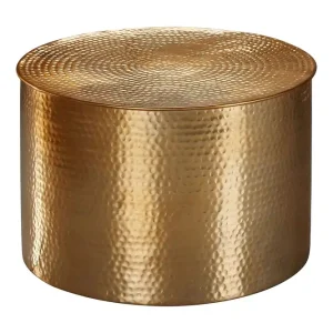 Wohnling Xeniah Soffbord 61 cm Runt Guld - Möbler Beställ idag