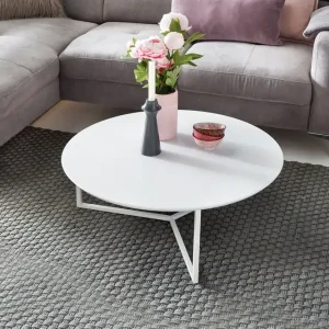 Endast denna vecka Wohnling Giamanco Soffbord 80 cm Runt Vit - Möbler