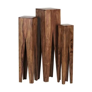 Wohnling Minasian Satsbord 3-pack Trä/natur - Möbler Lägg i varukorgen