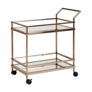 Billigare Wohnling Drinkvagn Hailstock 65x45 cm Guld - Möbler