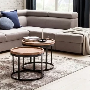 Wohnling Risien Satsbord 2-pack Trä/natur - Möbler Begränsat antal