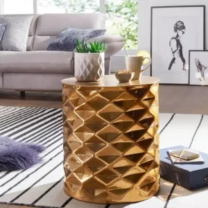 Billig Wohnling Kaegi Soffbord 44 cm Runt Guld - Möbler
