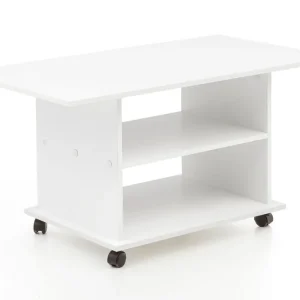 Wohnling Dewand Soffbord 95 cm Vit - Möbler Outlet