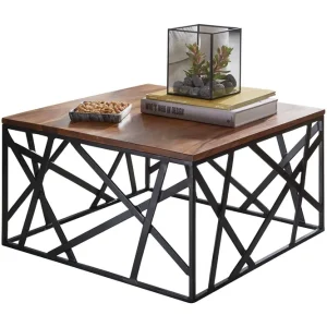 Kampanj Wohnling Tijero Soffbord 60 cm Massivt Trä/Svart - Möbler