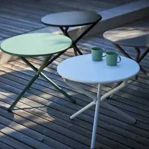 Tris sidobord 55 cm sage green galvaniserat stål Sänkt pris