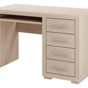 Trygg betalning Benavila Skrivbord 120 cm med Förvaring 4 Lådor - Möbler