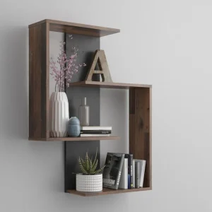 Prabhat Vägghylla 44 cm Brun - Förvaring Lägg i varukorgen