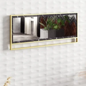 Cofield Spegel 90 cm Guld|Svart - Inredning Premium
