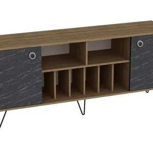 Sincerely Sidobord 180 cm Valnöt|Svart - Förvaring Sänkt pris