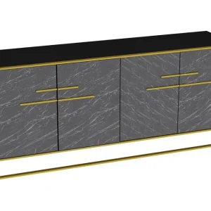 Lägg i varukorgen Cofield Sidobord 180 cm Guld|Svart - Förvaring