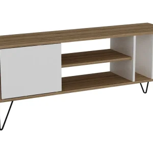 Ficociello TV-Bänk 140 cm Valnöt|Svart|Vit - Möbler Kundfavorit