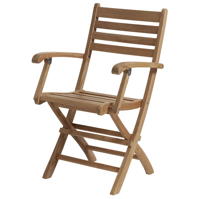 York fällbar karmstol teak Beställ nu