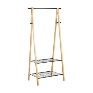Utförsäljning Klädhängare Forest 2 Hyllor Och 4 Krokar 79x45x155 - Förvaring
