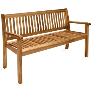 Beställ nu Bänk Utomhus FINLAY 150x61xH91cm trä: Akacia - Utemöbler & utemiljö