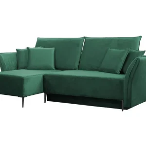 Staffin 3-sits Hörnbäddsoffa Dark green - Möbler Kundfavorit