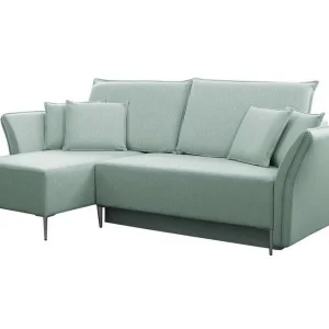 Staffin 3-sits Hörnbäddsoffa Light green/Green/Mint - Möbler Snabb frakt