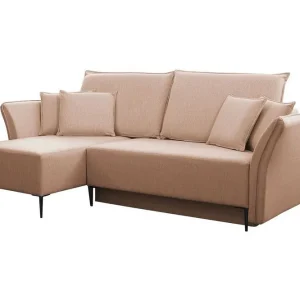 Staffin 3-sits Hörnbäddsoffa Pink - Möbler Extra rabatt