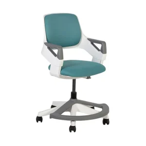 Outlet Barnstol Rookee För 4-14År 64x64xh76-93 Blå/Vit - Möbler
