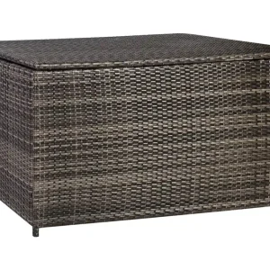Kuddbox WICKER 140x80x65cm Mörkbrun - Utemöbler & utemiljö Fynd