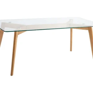 Begränsad tid Helena Soffbord 120 cm Glas/Trä/Natur - Möbler