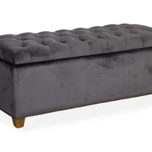 Köp online Fotpall Holmes Velvet Med Förvaring 112x46xh47 - Möbler
