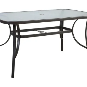 Utebord DUBLIN 150x90xH70 Glas brun - Utemöbler & utemiljö Begränsat antal
