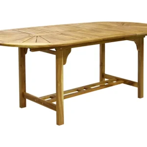 Finlay Matbord Utomhus Förlängningsbart 153-195x75 cm Ovalt Akacia - Utemöbler & utemiljö Snabb leverans