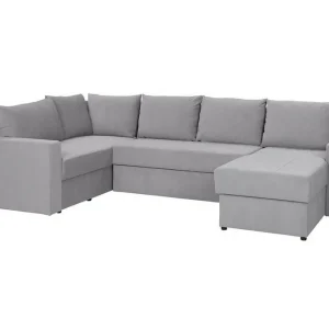 Staffin 4-sits Hörnbäddsoffa Ljusgrå - Möbler Lägg i varukorgen