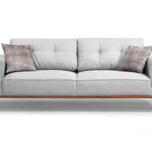 Kundfavorit Jonnesha 3-Sits Soffa Grå - Möbler