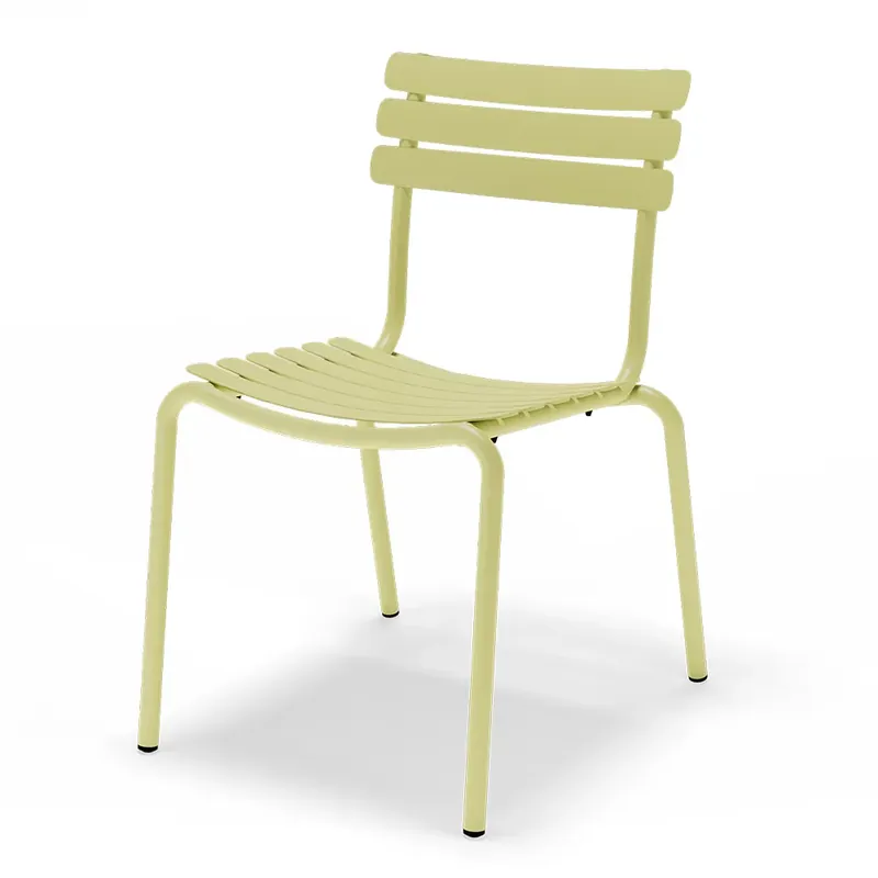 risnedsättning Alua Dining chair without armrest Mono Lemon zest
