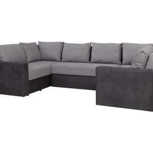 Beställ idag Staffin 4-sits Hörnbäddsoffa Light grey/Dark grey - Möbler
