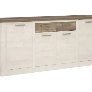 Talebi Skänk 41x213 cm Brun/Vit - Förvaring I lager