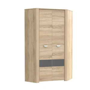 Begränsad tid Yazmene Garderob 95x81 cm Brun - Förvaring