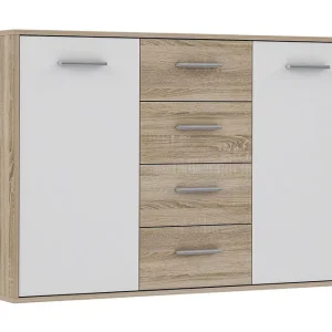 Erbjudande Haba Skänk 34x123 cm Brun/Vit - Förvaring
