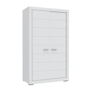 Uzayr Garderob 116x198 cm Vit - Förvaring Outlet