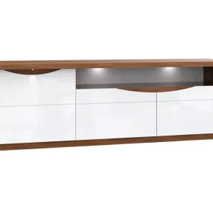 Beställ idag Keoisha TV-Bänk 189 cm Brun/Vit - Möbler