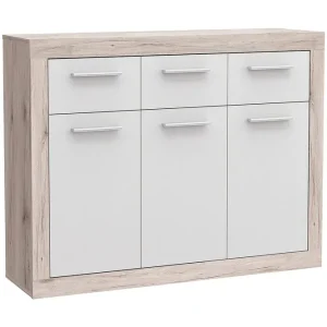 Kampanj Mohaned Skänk 34x118 cm Brun/Vit - Förvaring