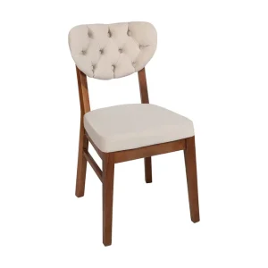 Bästa pris Tharol Matstol Valnöt/Beige - Möbler