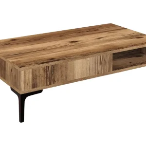 Bauksa Soffbord 105x32,6x105 cm Brun - Möbler Lågt pris