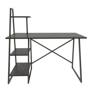 Fynd Andifli Skrivbord 60x120x120 cm med förvaring Svart - Möbler