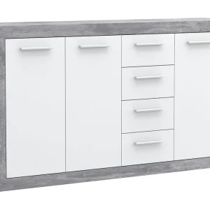 Bästa pris Mohaned Skänk 34x153 cm Grå - Förvaring