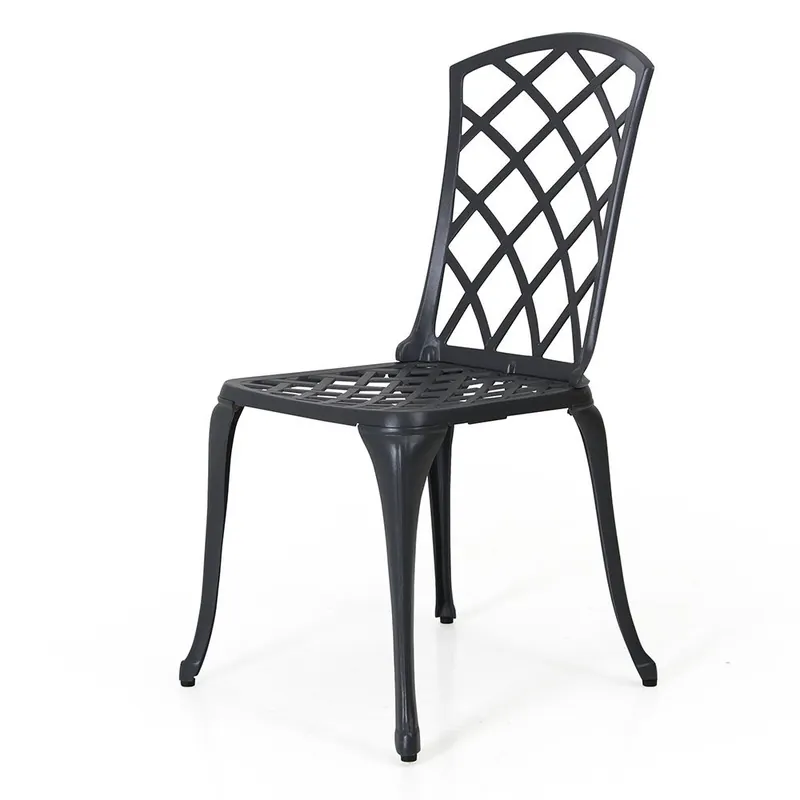 Arras matstol antracit aluminium Sista chansen