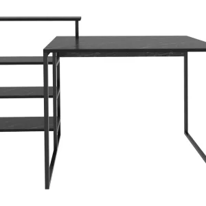 Beställ idag Andifli Skrivbord 60x76,8x133 cm med förvaring Svart - Möbler