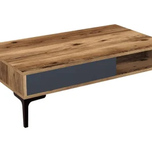 Snabb leverans Hommaz Soffbord 105x32,6x105 cm Brun - Möbler