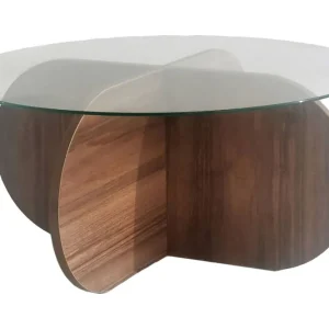 Selenel Soffbord 75x35x75 cm Runt Brun - Möbler Premium