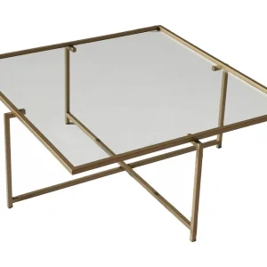 Nyhet Telence Soffbord 85x35x85 cm Guld - Möbler