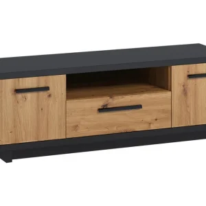 Kampanj Ingram TV-bänk 40x135 cm Ek/Svart - Möbler